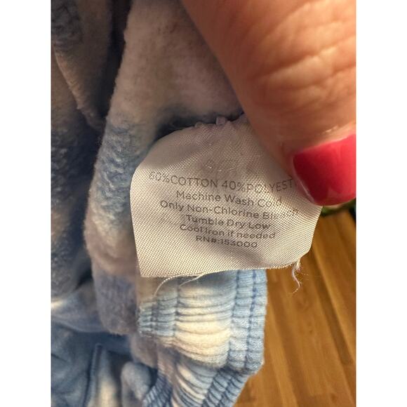 Ivory Ella Blue White Tie Dye Sweatpants Comfort Casual Womens XL - Picture 7 of 7